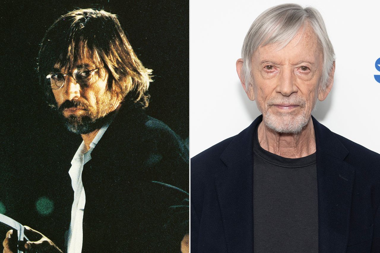 Scott Glenn in 'Man on Fire'; Scott Glenn on April 03, 2025 in New York City.Credit: 7 FILMS CINEMA/CIMA PRODUZIONI/FRANCE 3 CINEMA/RGR Collection/Mary Evans via Alamy; Noam Galai/Getty