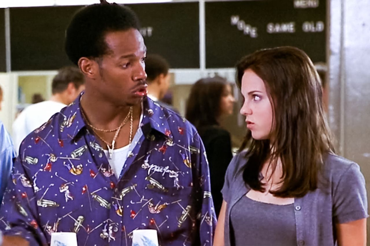 Marlon Wayans and Anna Faris in Scary Movie (2000). Marlon Wayans and Anna Faris in 'Scary Movie'Credit: Dimension Films