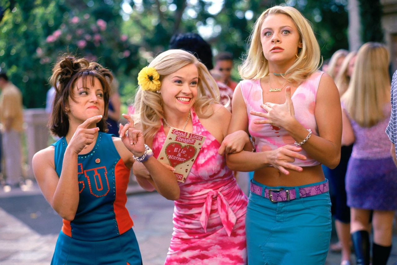 Alanna Ubach, Reese Witherspoon, and Jessica Cauffiel in 'Legally Blonde.'Credit: Everett Collection