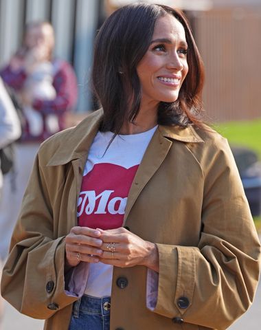 Meghan Markle during an outing to the Scar Tree Walk in Australia on Thursday, April 16.Credit: Jonathan Brady/PA Wire-Pool/Getty