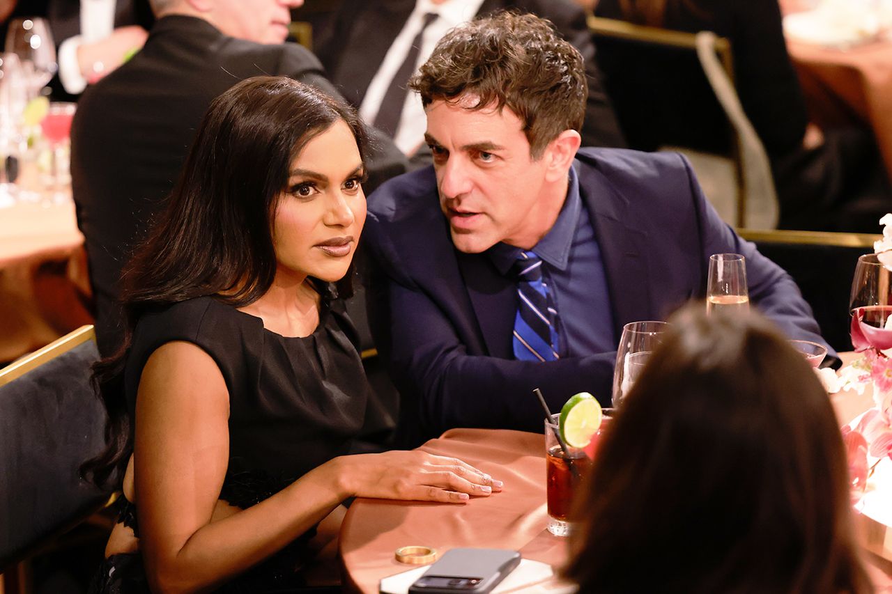 Mindy Kaling and B.J. Novak in January 2026.Credit: Francis Specker/CBS via Getty