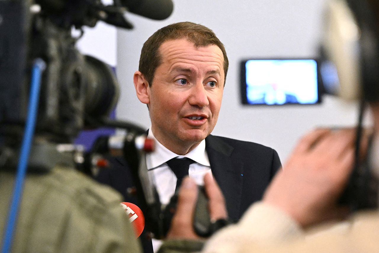 Mulhouse Public Prosecutor Nicolas Heitz speaks to the press after a boy was discovered naked and malnourished on a pile of rubbish in a van where he had been kept locked up, in Hagenbach, eastern France, on April 10, 2026. Mulhouse Public Prosecutor Nicolas Heitz speaks to the press after boy was discoveredCredit: SEBASTIEN BOZON / AFP via Getty