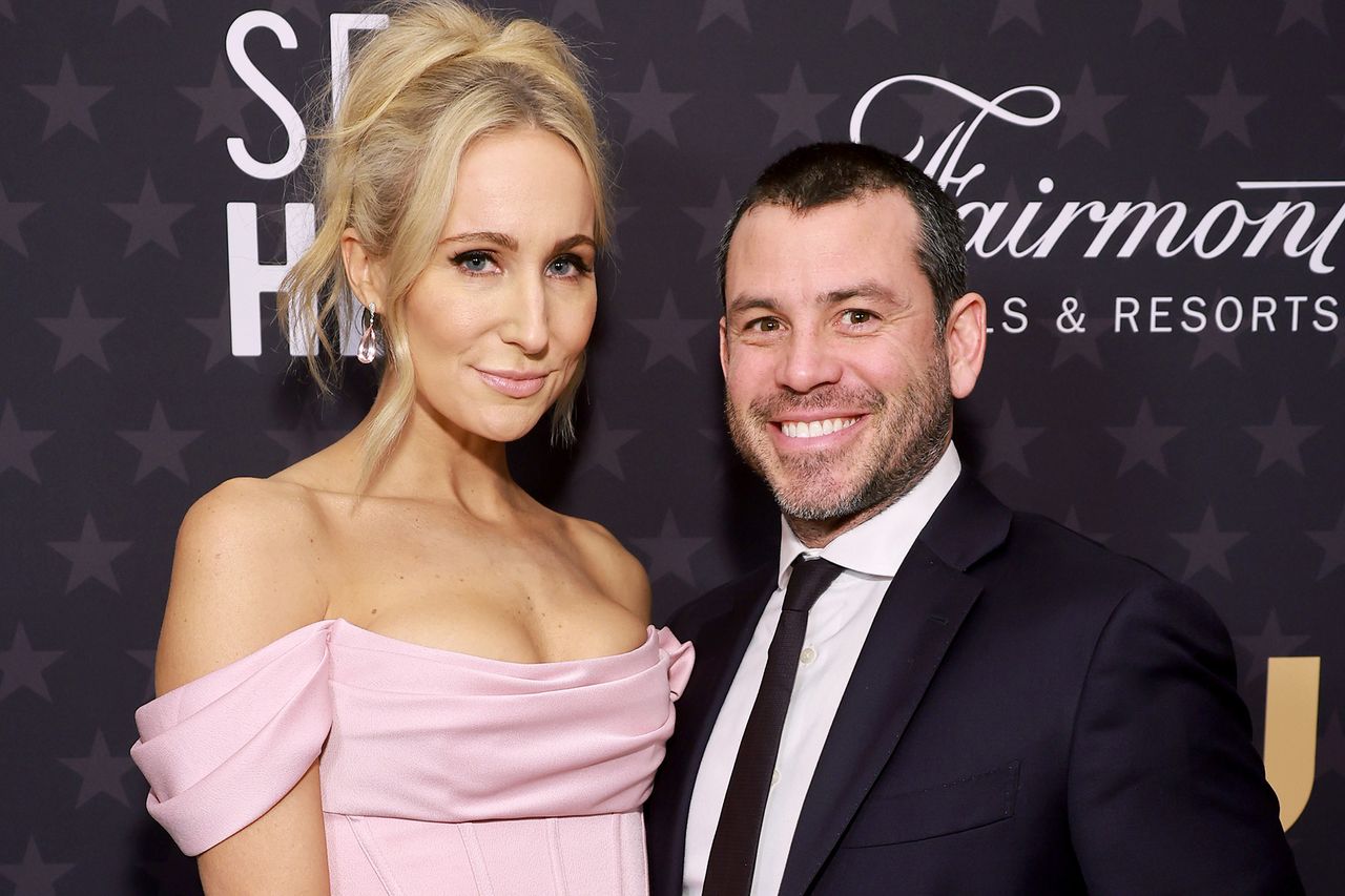Nikki Glaser and Chris Convy attend the 28th annual Critics Choice Awards in 2023.Credit: Matt Winkelmeyer/Getty