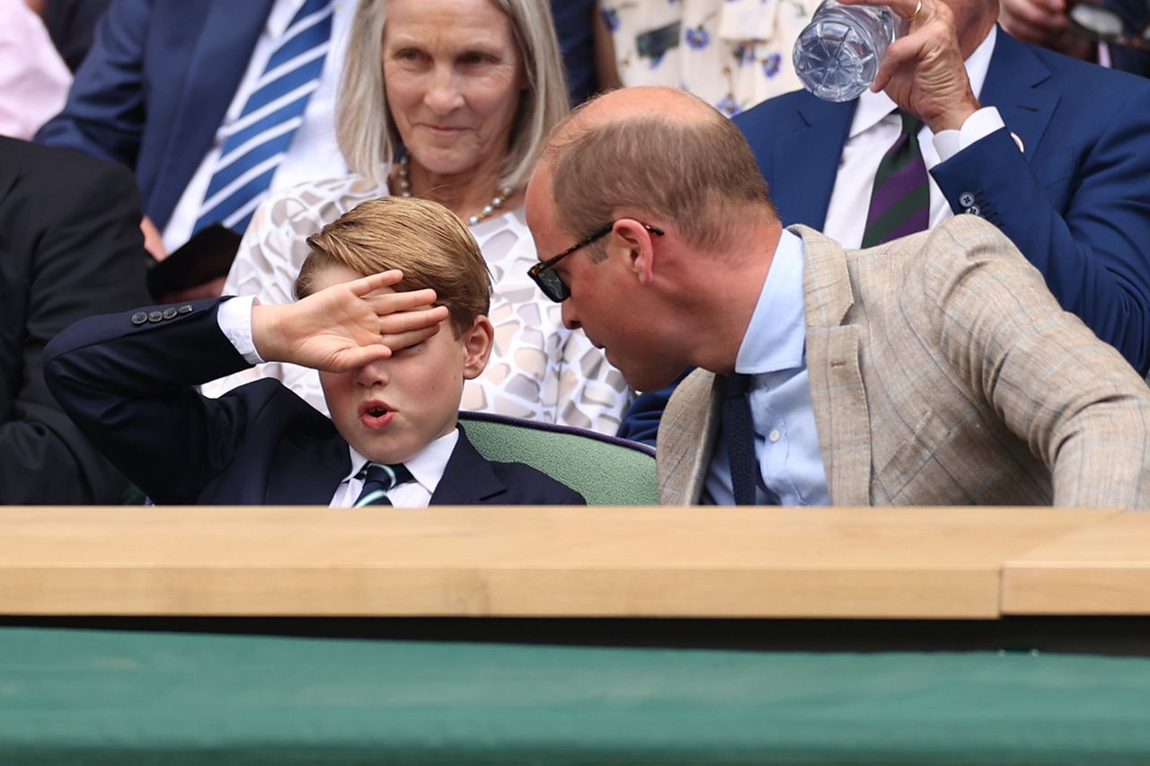 Prince William and Prince George at Wimbledon 2022Credit: Ryan Pierse/Getty