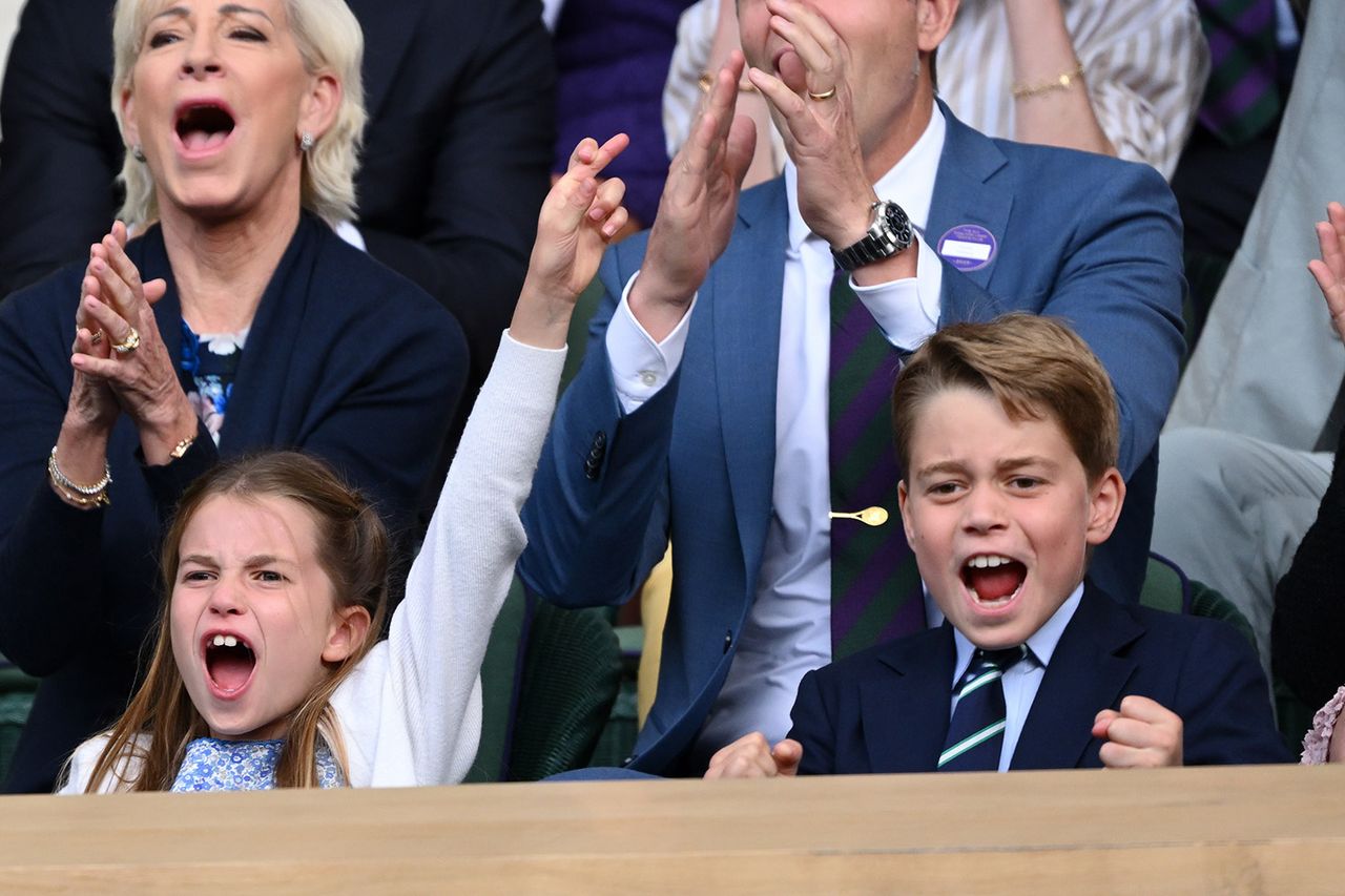 Princess Charlotte and Prince George at Wimbledon 2023Credit: Karwai Tang/WireImage