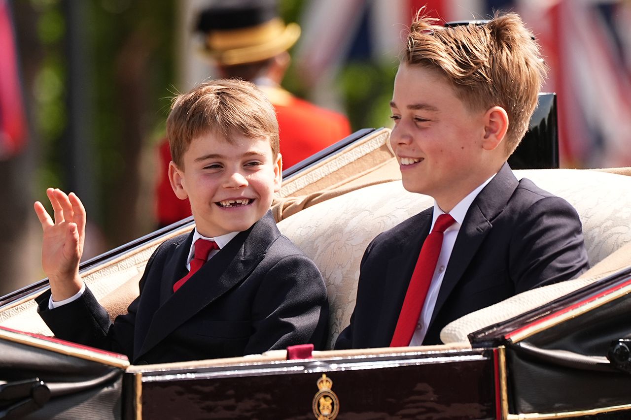 Prince Louis and Prince GeorgeCredit: Aaron Chown/PA Images via Getty
