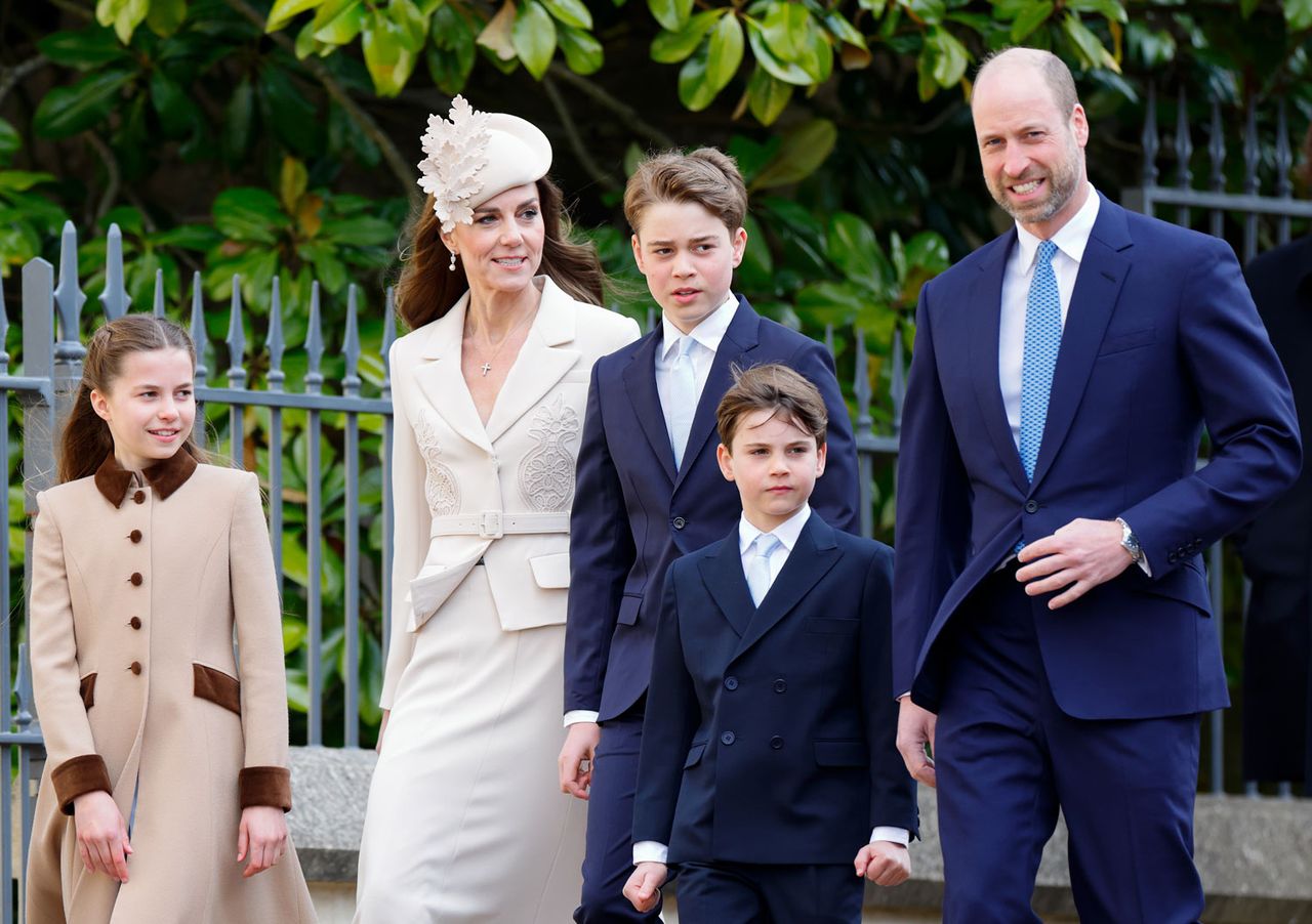 Prince William and Kate Middleton's family at an Easter service on April 5, 2026.Credit: Max Mumby/Indigo/Getty