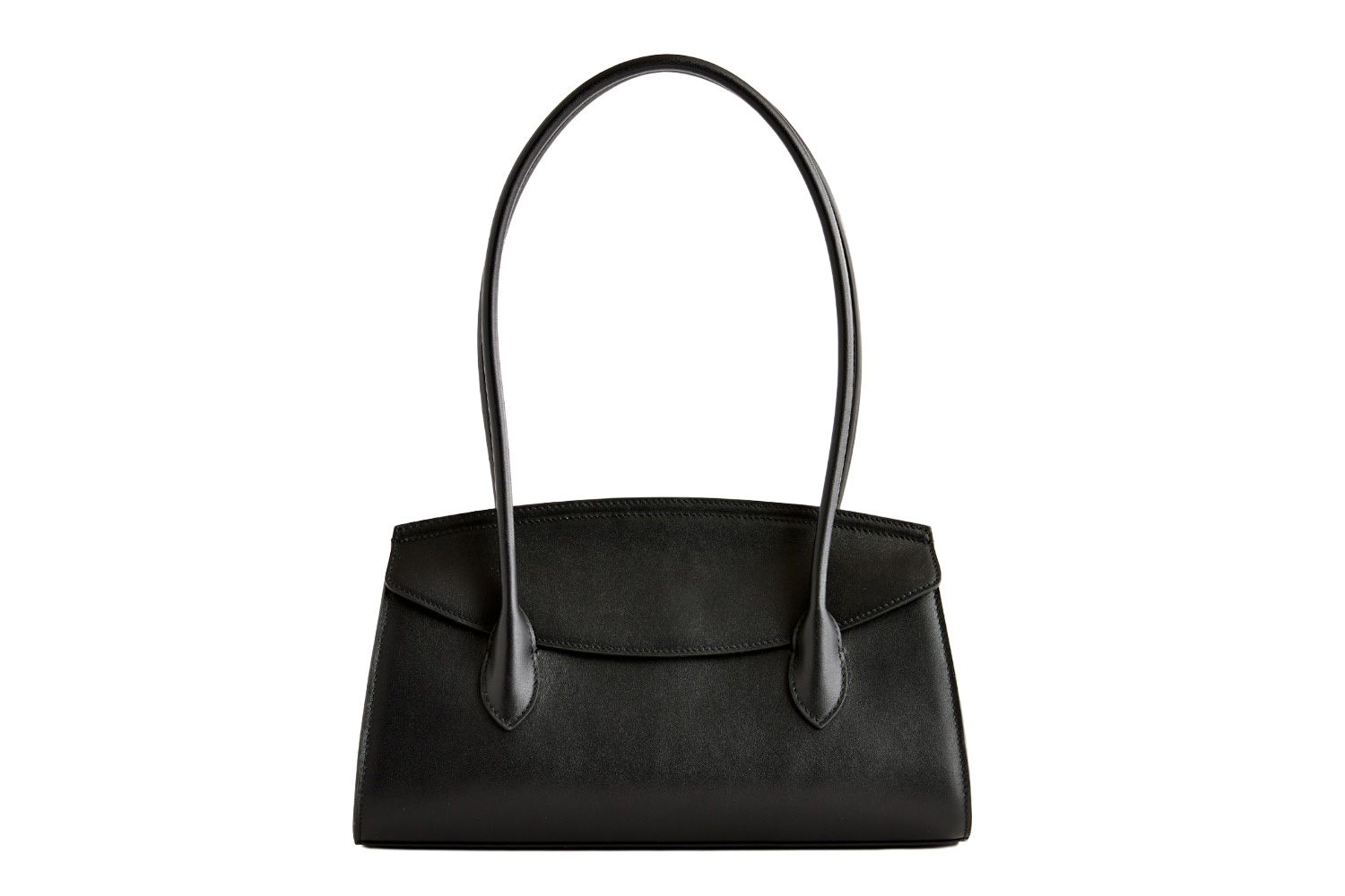 Quince Italian Leather Double Strap Shoulder Bag