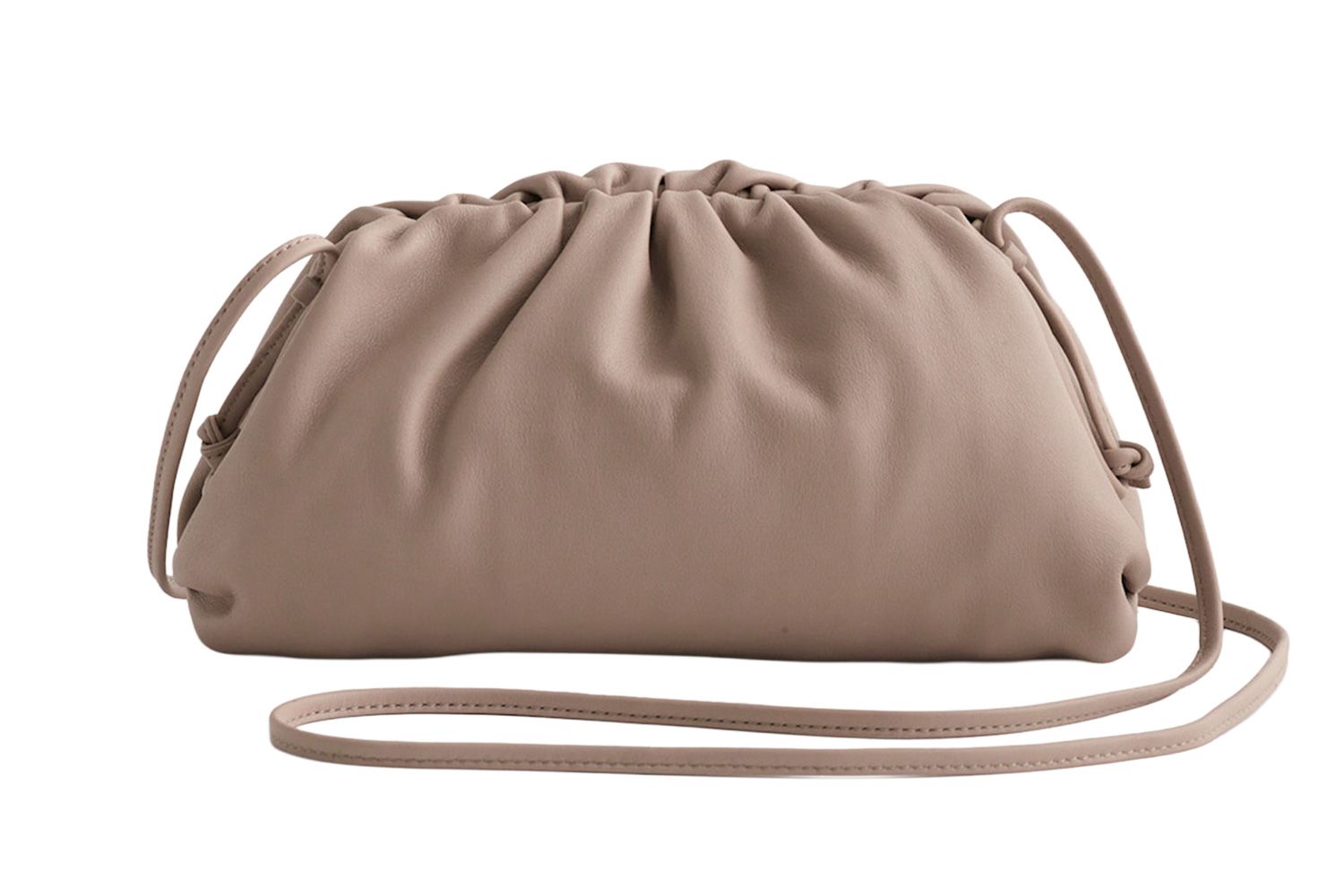 Quince Italian Leather Pouch Crossbody Clutch