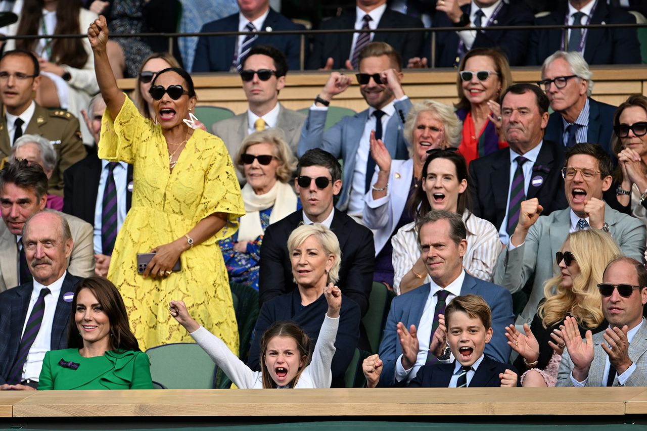 The Prince and Princess of Wales with their Kids at Wimbledon 2023Credit: Stringer/Anadolu Agency via Getty