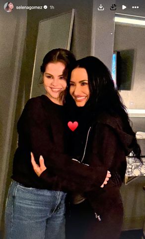 Selena Gomez posts sweet message after attending Demi Lovato concert Selena Gomez posts sweet message after attending Demi Lovato concertCredit: Selena Gomez/Instagram
