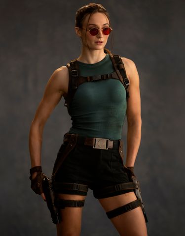 Sophie Turner as Lara Croft (2026)Credit: Jay Maidment/Prime Video