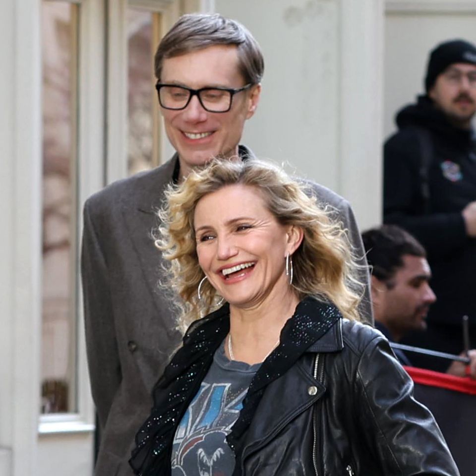 Stephen Merchant and Cameron DiazCredit: Jose Perez/Bauer-Griffin/GC Images