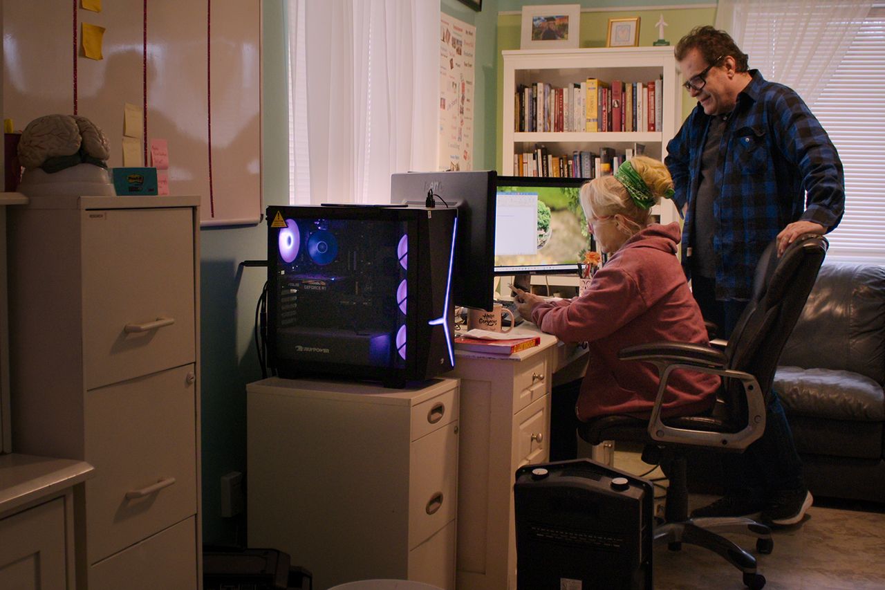 Christine Marie and Tolga Katas in Trust Me: The False Prophet: Season 1 Christine Marie and Tolga Katas in 'Trust Me: The False Prophet.'Credit: NETFLIX