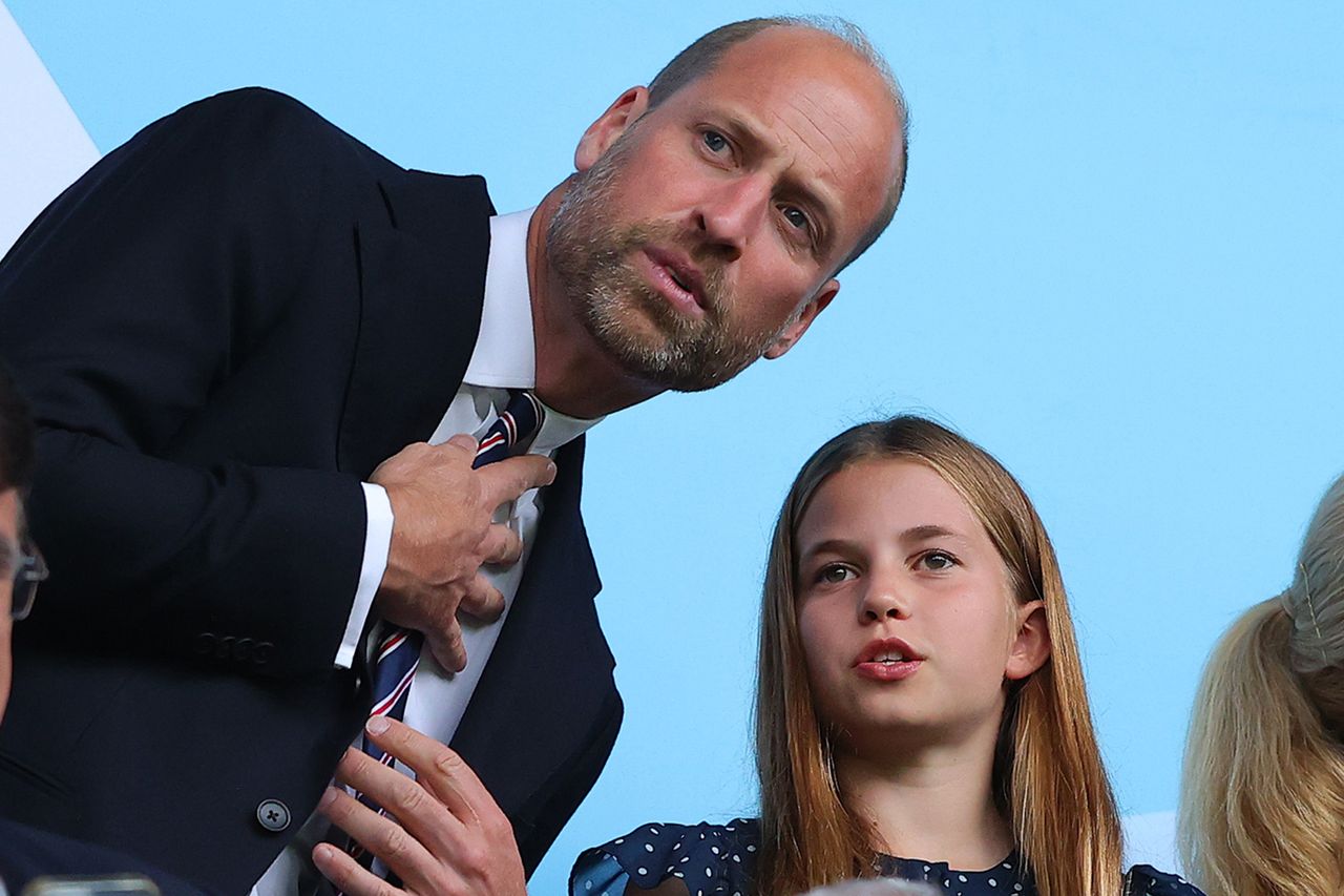 Prince William and Princess CharlotteCredit: James Gill - Danehouse/Getty