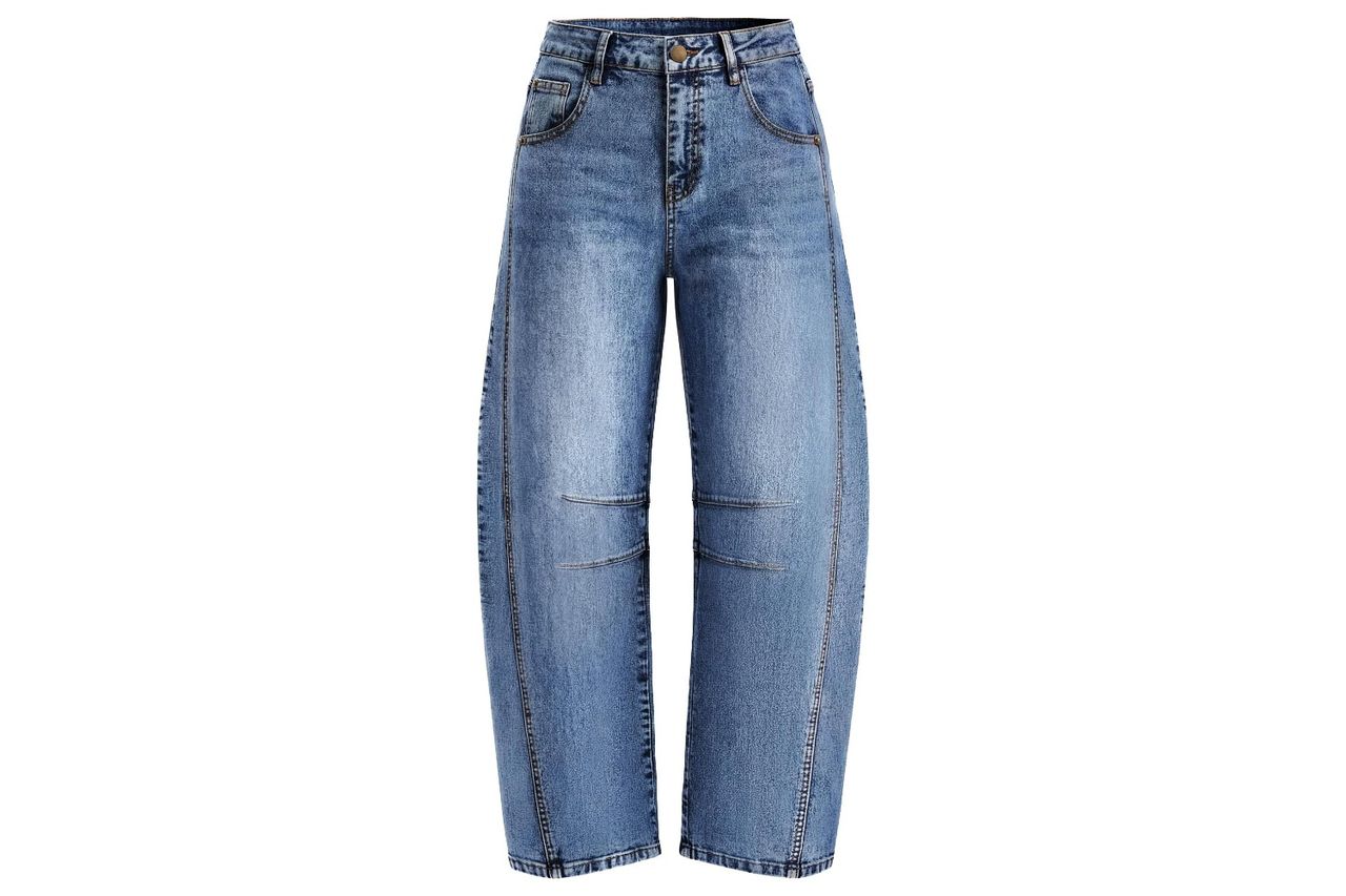 zisica womens barrel jeans for women trendy Credit: Amazon