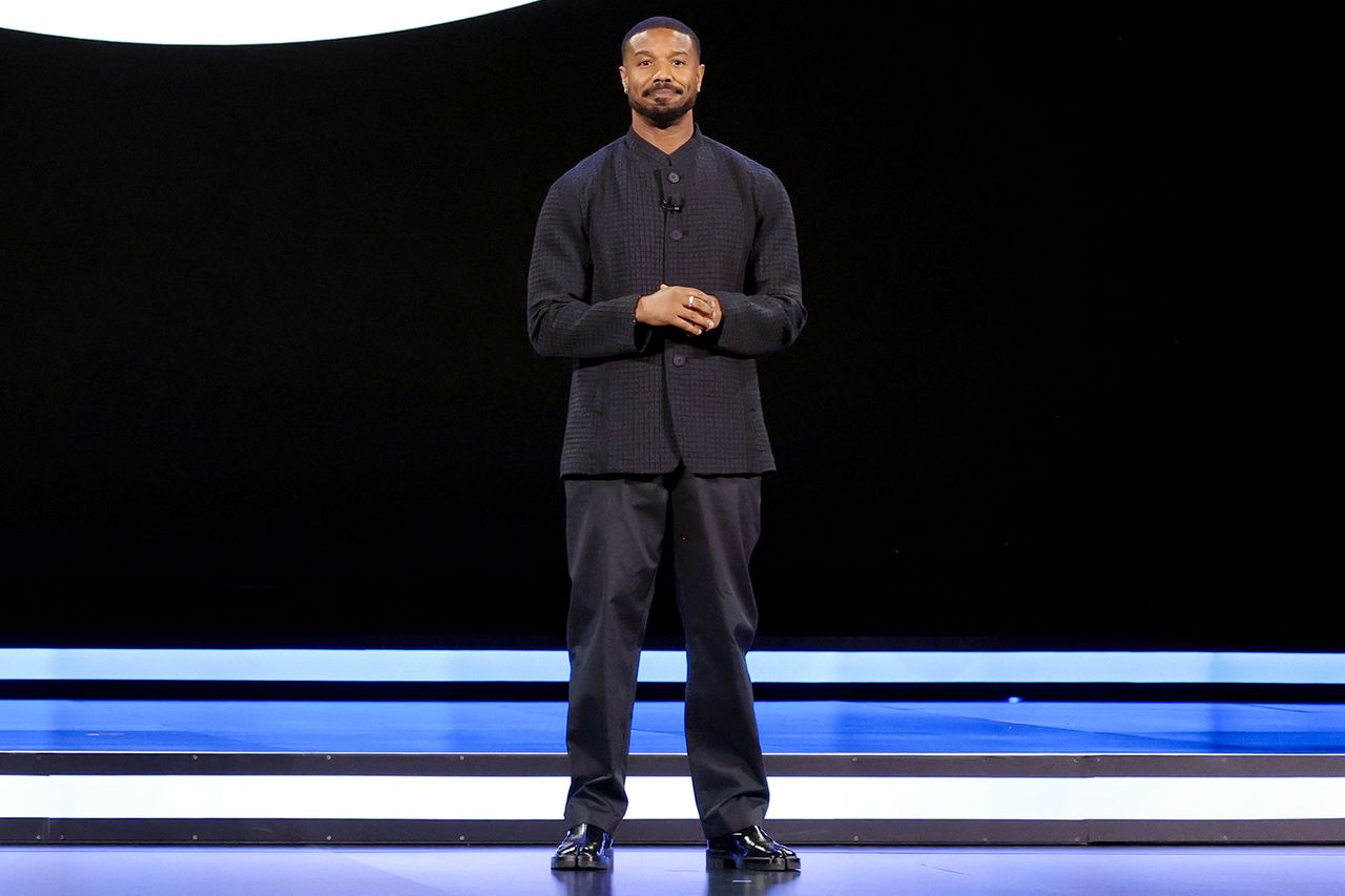 Michael B. Jordan on May 11Credit: Kevin Mazur/Getty