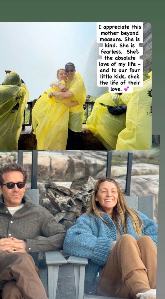 Ryan Reynolds' Mother's Day tribute to Blake LivelyCredit: Ryan Reynolds/Instagram