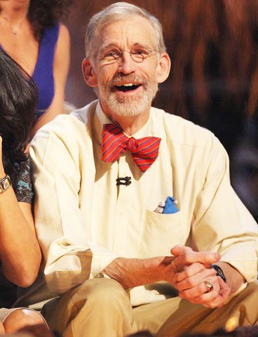 Bob Crowley celebrates during the 'Survivor Gabon: Earth's Last Eden' finale and reunion show at CBS Television City in L.A. on Dec. 14, 2008Credit: Frederick M. Brown/Gett