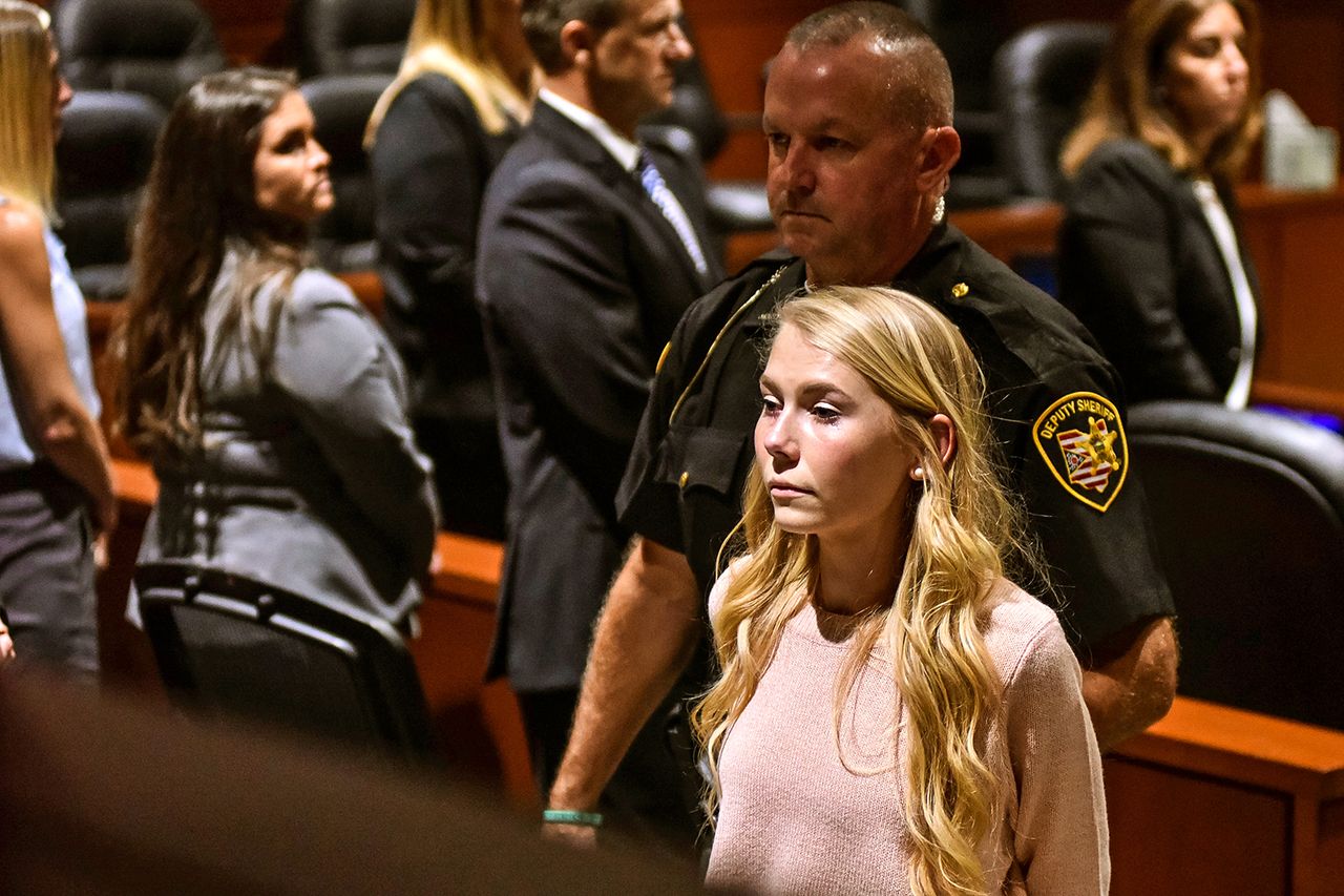 Brooke Skylar Richardson in court on September 12, 2019 in Lebanon, OhioCredit: Nick Graham/The Journal-News via AP