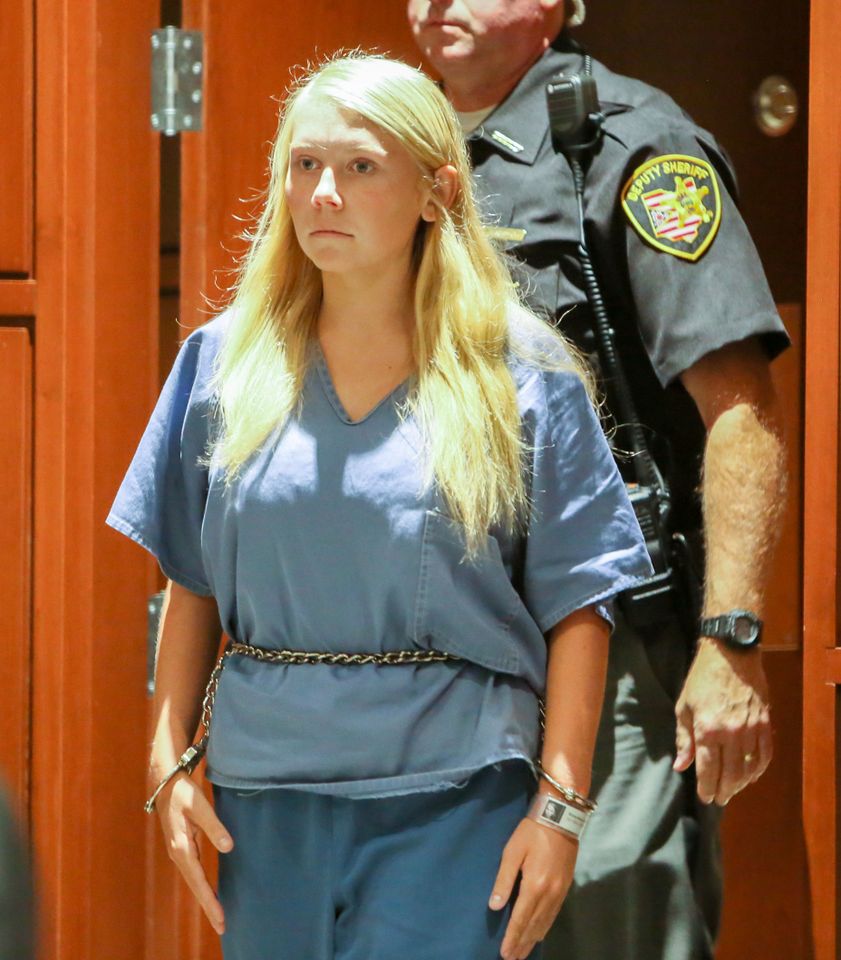 Brooke Skylar Richardson in court on August 7, 2017Credit: Greg Lynch/The Journal-News via AP