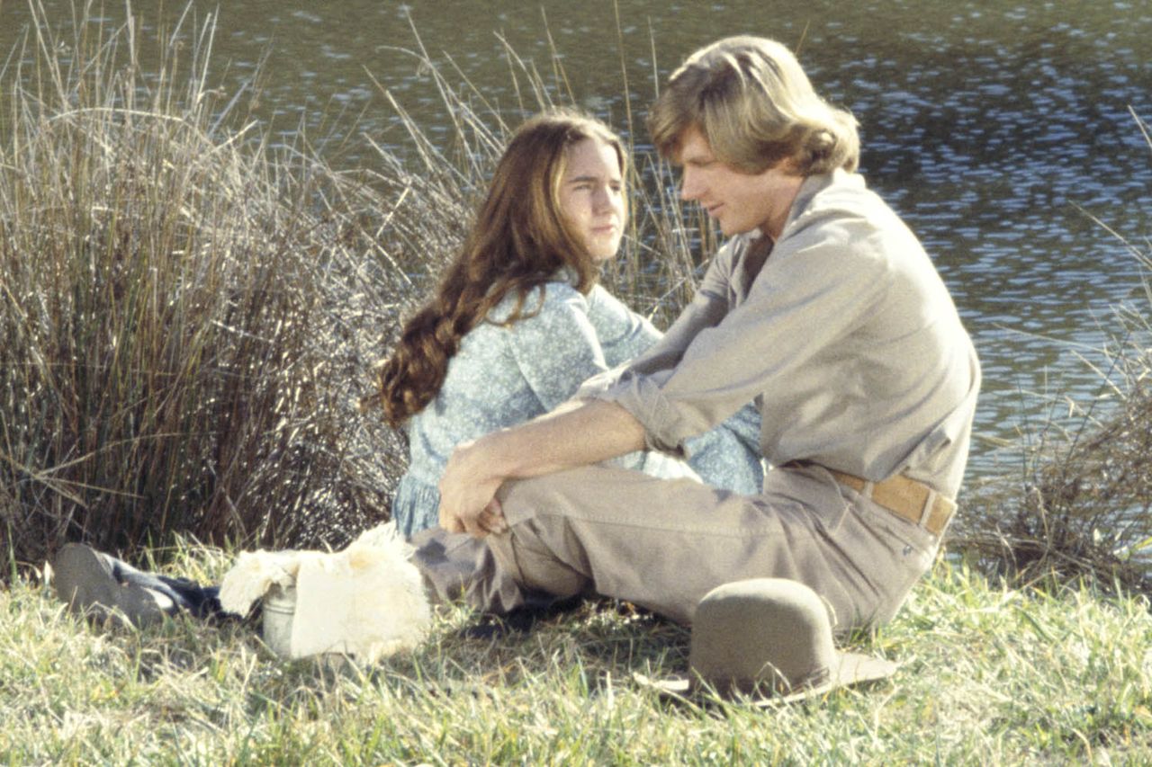 LITTLE HOUSE ON THE PRAIRIE -- Dean Butler, who played Almanzo Wilder, and Melissa Gilbert on 'Little House on the Prairie'Credit: NBCU Photo Bank/NBCUniversal via Getty