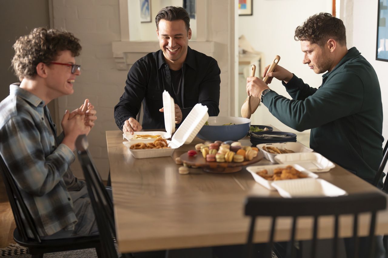 From left: Gavin McHugh, Ryan Guzman and Oliver StarkCredit: Disney/Christopher Willard