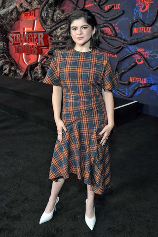 Gabriella Pizzolo at the 'Stranger Things' season 5 premiere in L.A. on Nov. 6, 2025Credit: Charley Gallay/Getty