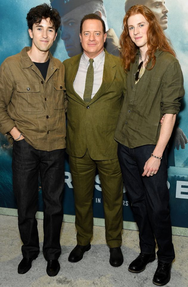 Griffin Arthur Fraser, Brendan Fraser, Leland Francis Fraser Griffin Arthur Fraser, Brendan Fraser and Leland Francis Fraser at