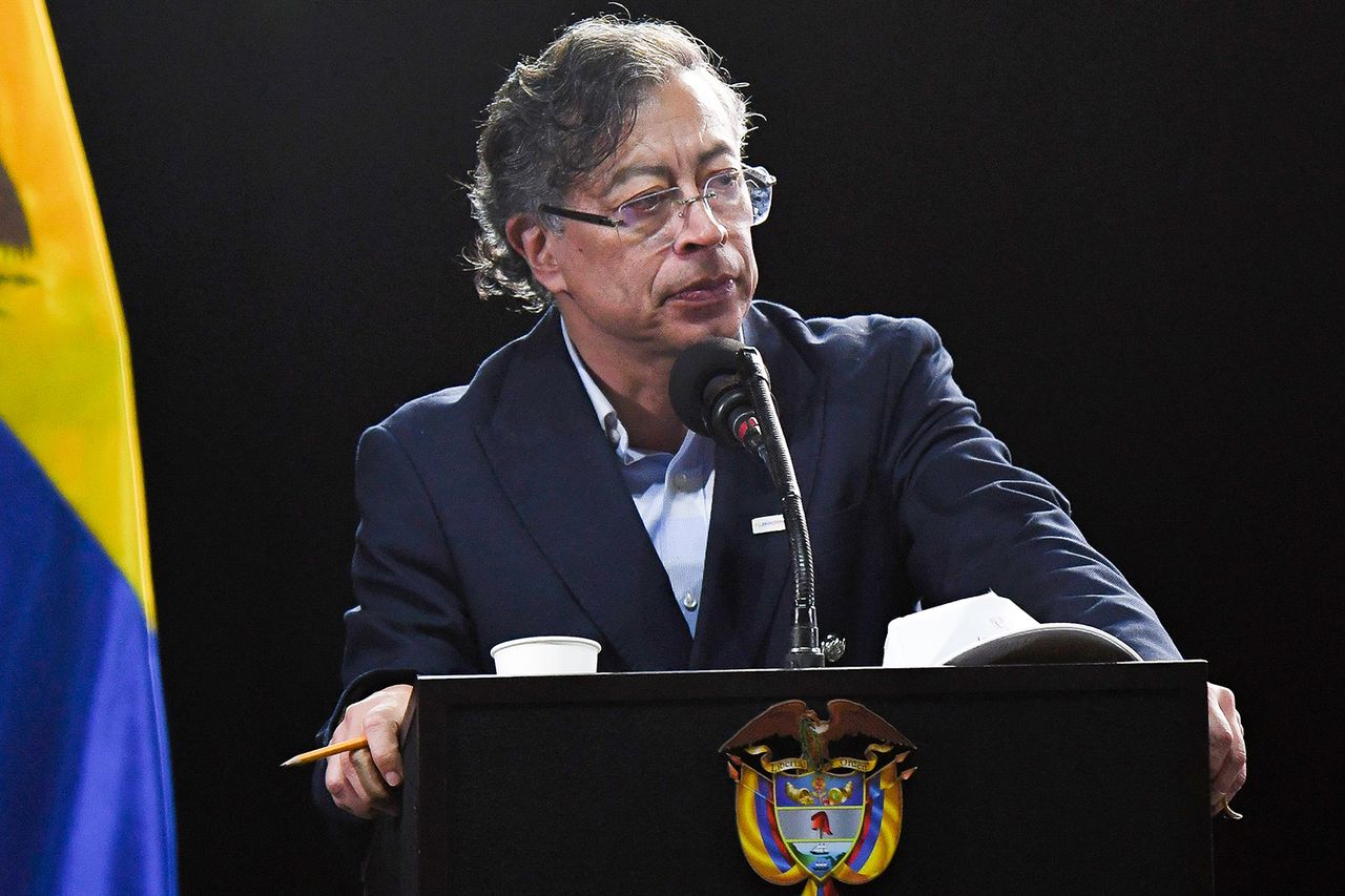 Gustavo Petro takes part during an event in Bogota, Colombia May 19, 2026. Colombian President Gustavo Petro takes part during an event in Bogota, Colombia, on May 19.Credit: Andres Lozano/Long Visual Press/Universal Images Group via Getty