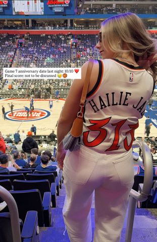 Hailie Jade at a Detroit Pistons gameCredit: Hailie Jade/Instagram
