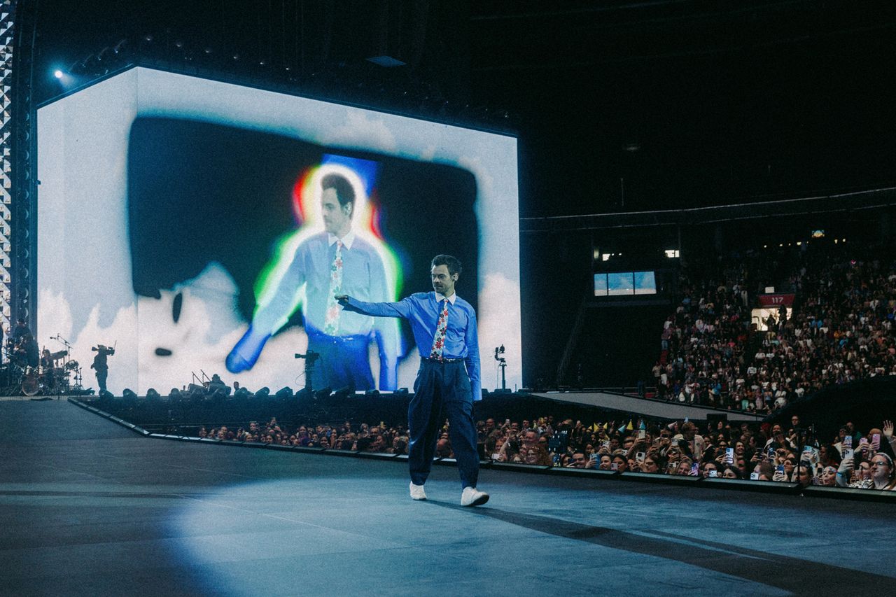 Harry Styles onstage during his Together, Together tour in Amsterdam on May 15, 2026Credit: Anthony Pham/Getty