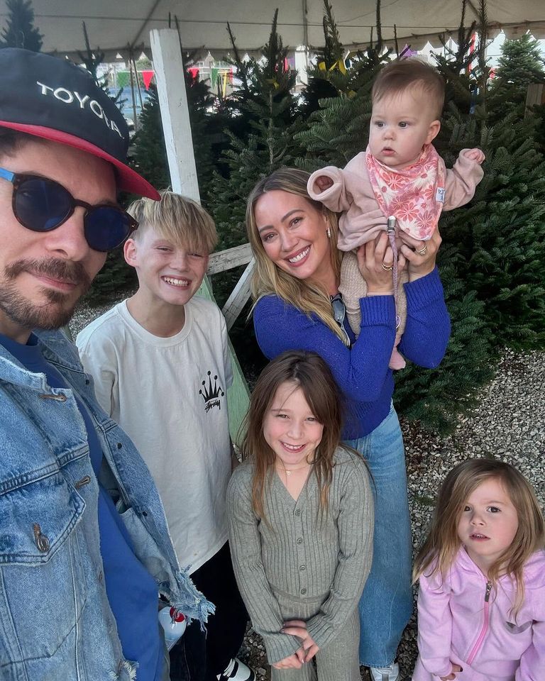 Matthew Koma and Hilary Duff and their kidsCredit: Hilary Duff/Instagram