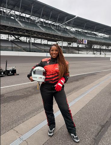 Janine Rubenstein at Indy 500Credit: Janine Rubenstein