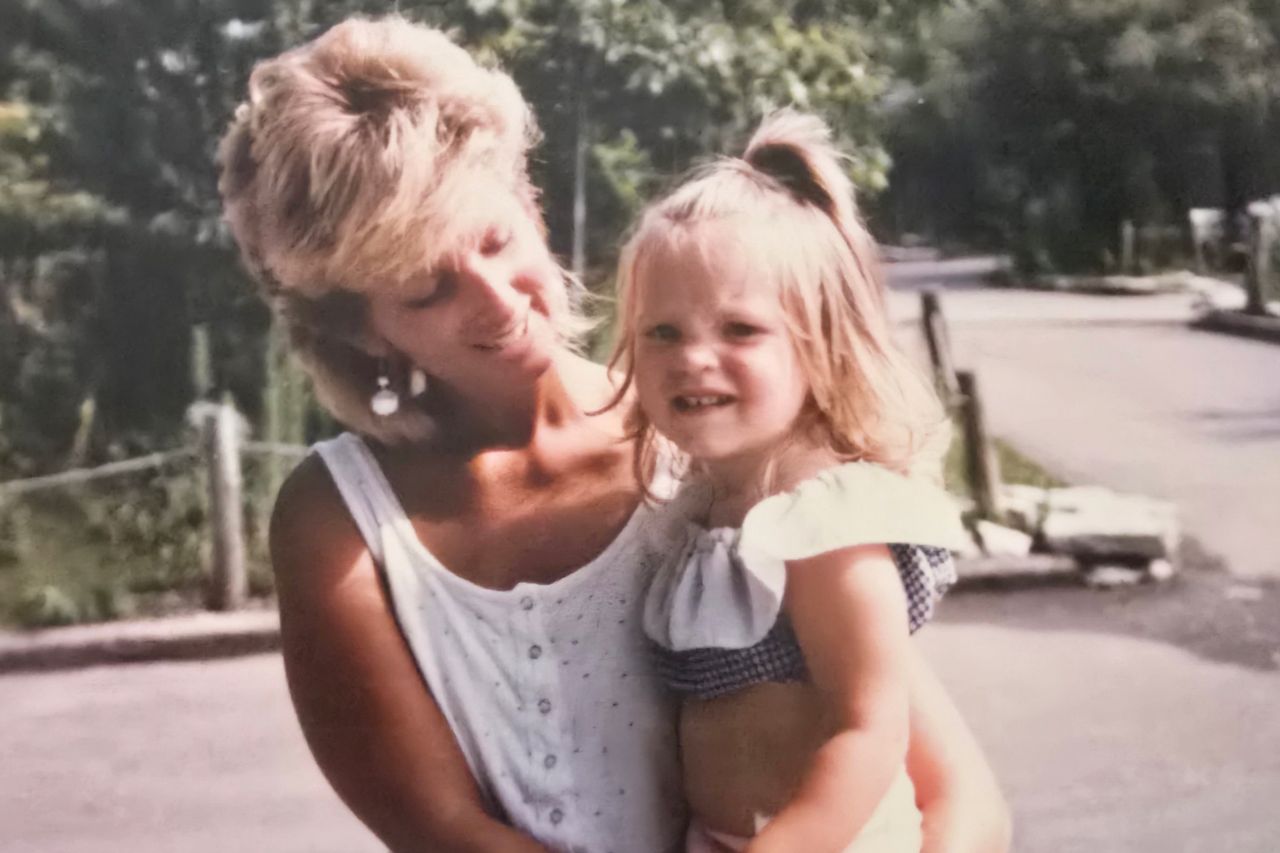 Jayne Black clean air activist. An archival photo of Jayne Black holding daughter ErinCredit: Courtesy of Jayne Black