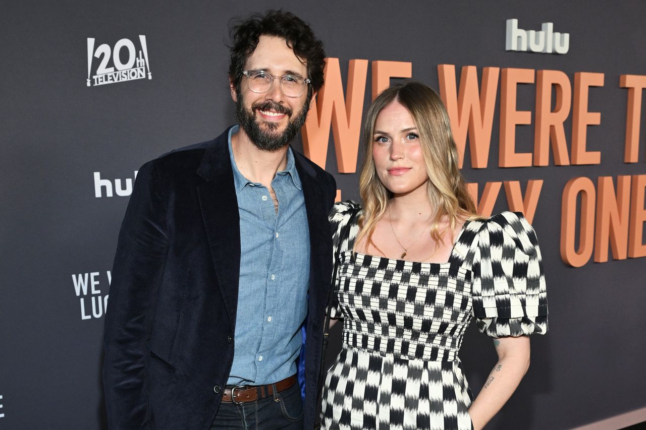 Josh Groban and Natalie McQueen in March 2024Credit: Michael Buckner/Variety via Getty