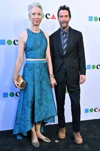 US visual artist Alexandra Grant and Canadian actor and musician Keanu Reeves attend the Museum of Contemporary Art (MOCA) annual Gala at The Geffen Contemporary at MOCA in Los Angeles, on May 30, 2026. Alexandra Grant and Keanu Reeves at the MOCA Gala in Los Angeles on May 30, 2026Credit: LISA O'CONNOR / AFP via Getty