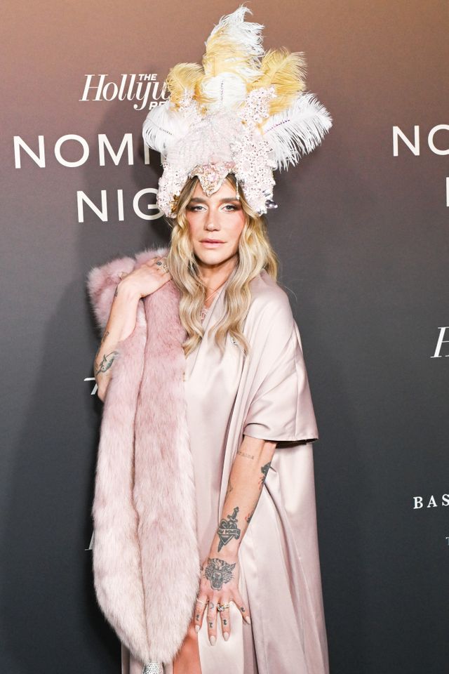Kesha attends The Hollywood Reporter's Nominees Night on Feb. 10.Credit: Olivia Wong/WireImage