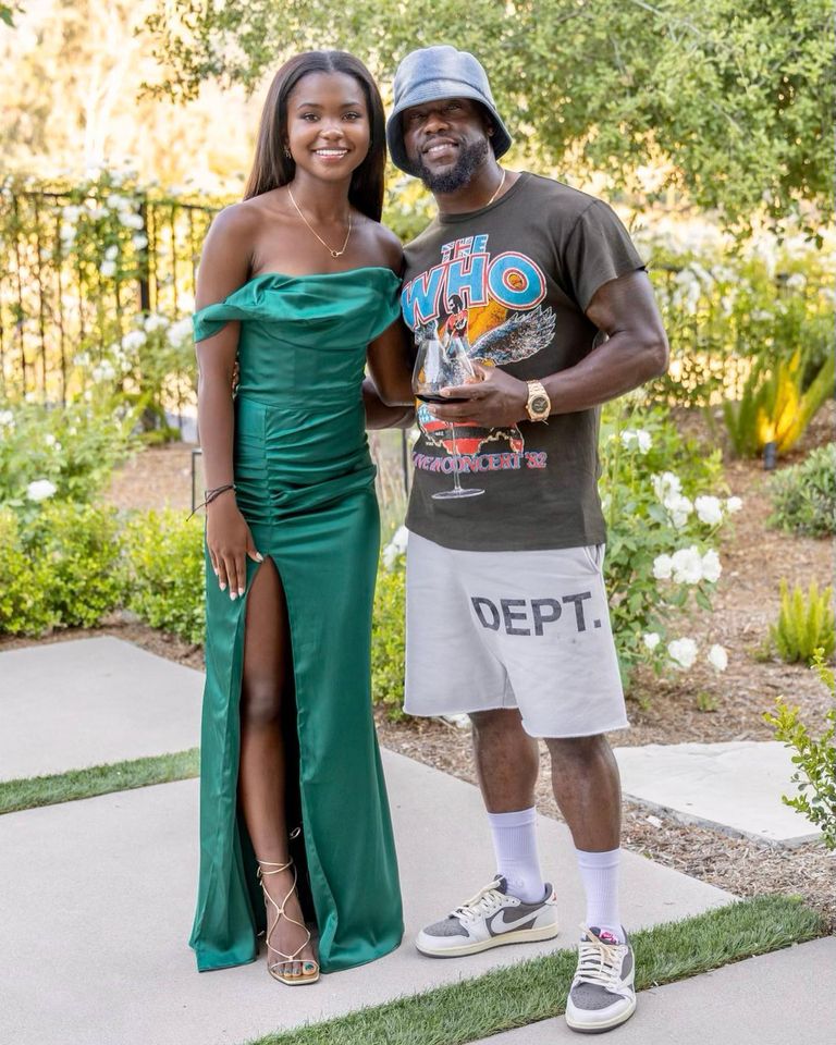 Kevin Hart and daughter HeavenCredit: kevin hart/instagram