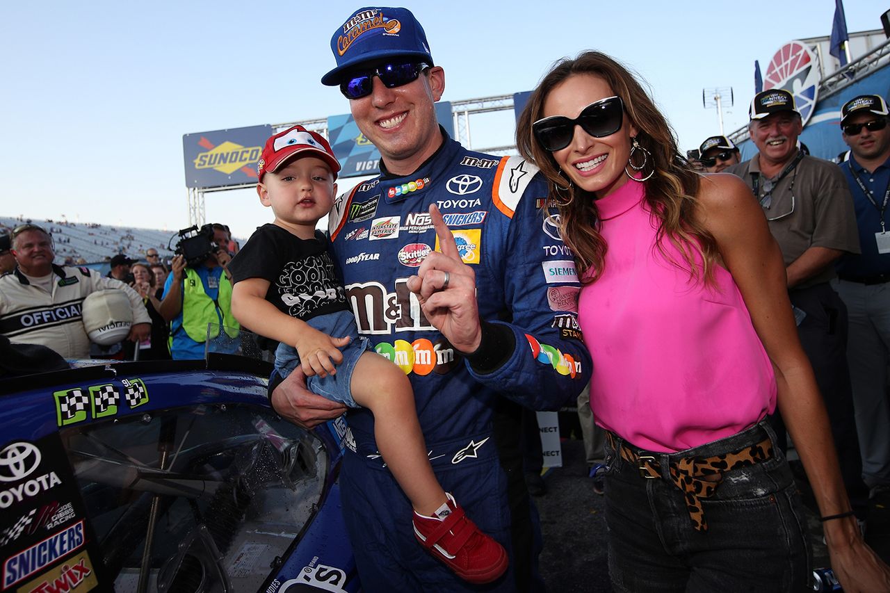 Kyle Busch and familyCredit: Chris Graythen/Getty