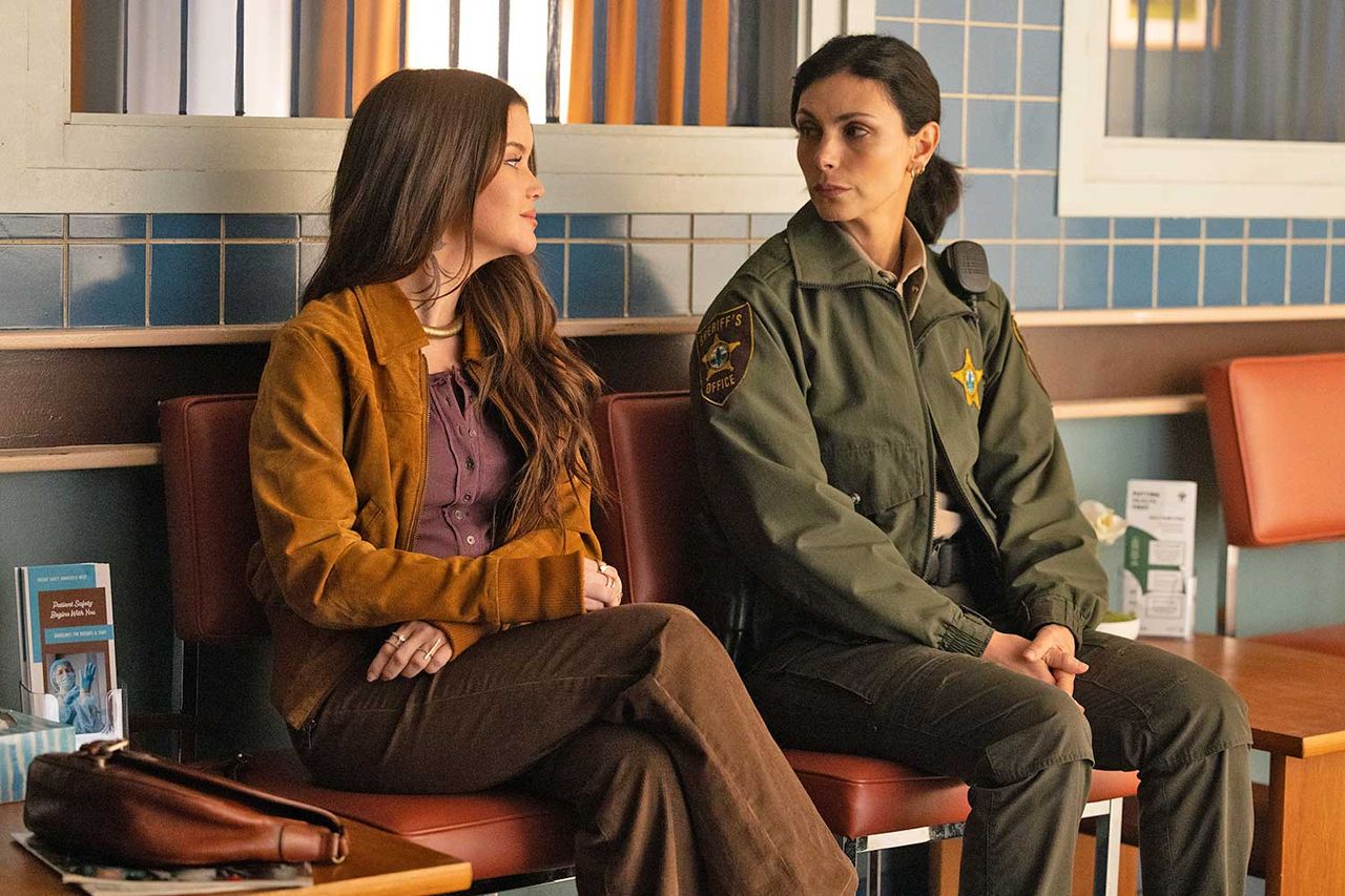 Maren Morris as Hazel and Morena Baccarin as Sheriff Mickey FoxCredit: Darren Goldstein/CBS