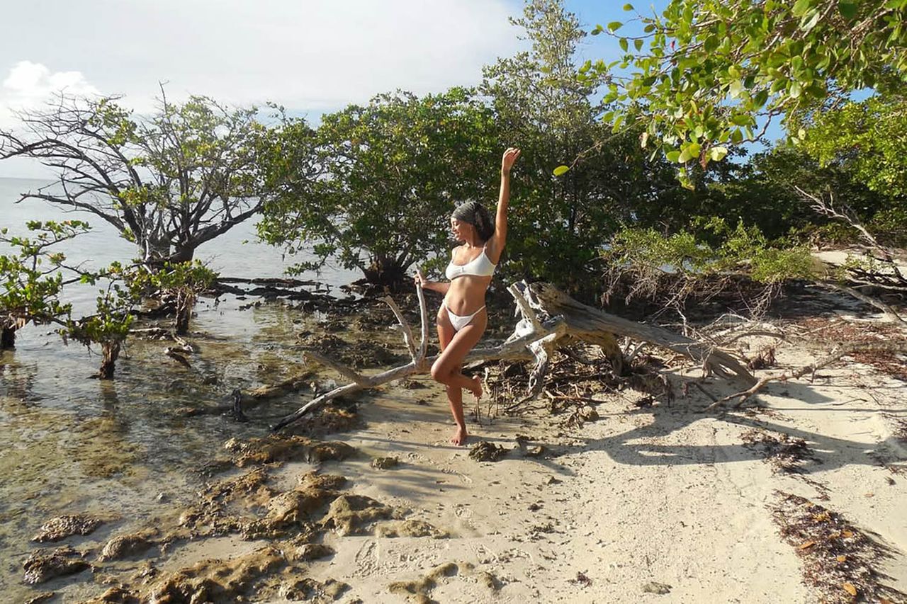 Solange on vacation with Megan Thee Stallion.Credit: Solange/Instagram
