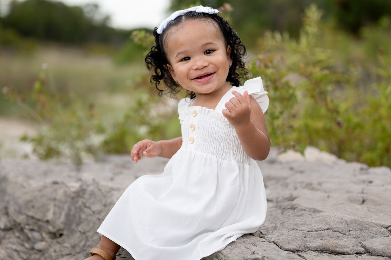 Two-year-old Milah ran around playing and jumping in-and-out of an inflatable pool at her dad's birthday party. When she woke from a nap, she couldn't stand, and when her parents had her walk, she limped. Her parents took her to the emergency room thinking maybe she had a sprained ankle. The next day, she couldn't even sit up, and soon she was paralyzed waist down. She was diagnosed with a spinal AVM. She had an 8-hour surgery, then months of rehab learning to walk again. Milah Faciane in August 2024Credit: Sarah Saiz Photo & Video