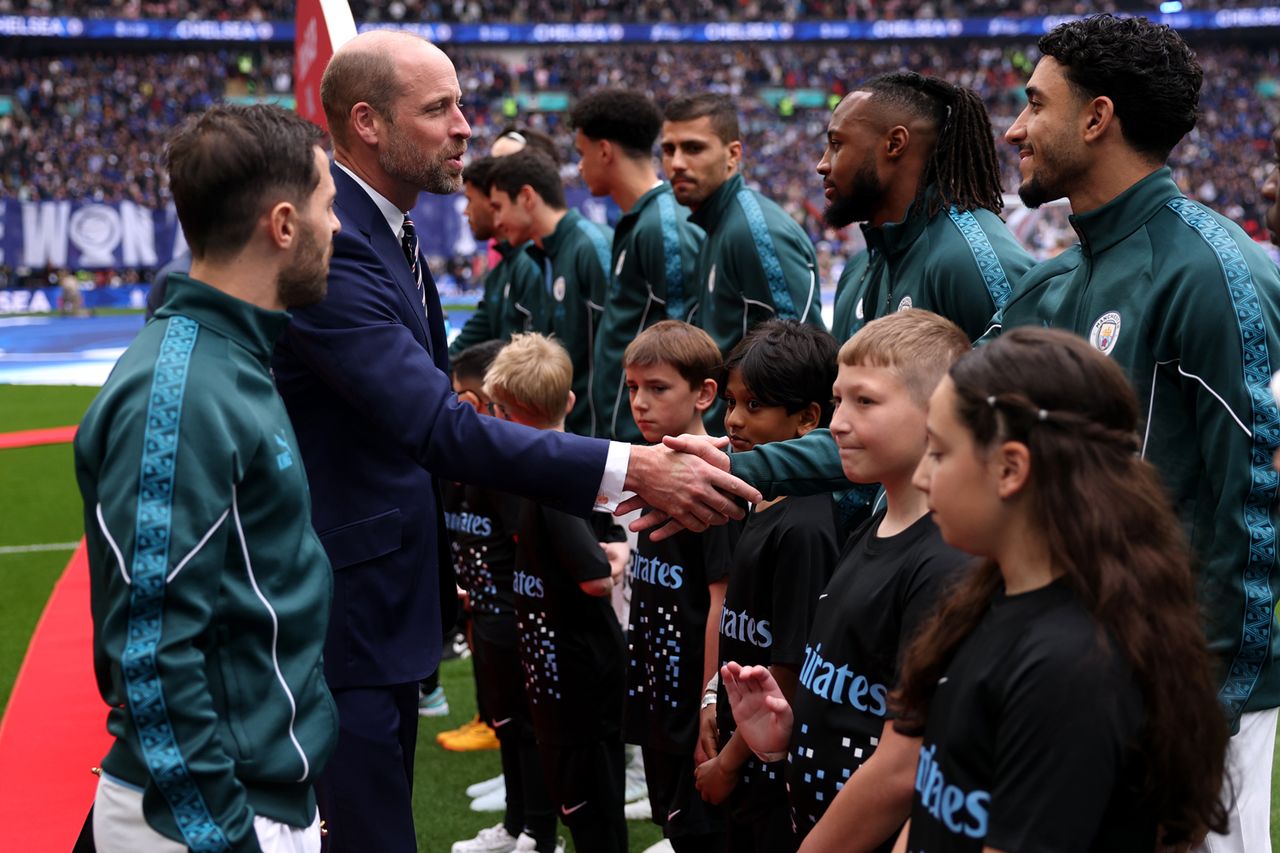 Prince William at the Emirates FA Cup Final match on May 16.Credit: Michael Regan - The FA/The FA via Getty