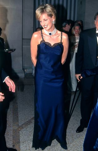 Princess Diana attends Met Gala at Metropolitan Museum of Art at Dec. 10, 1996Credit: Patrick McMullan via Getty