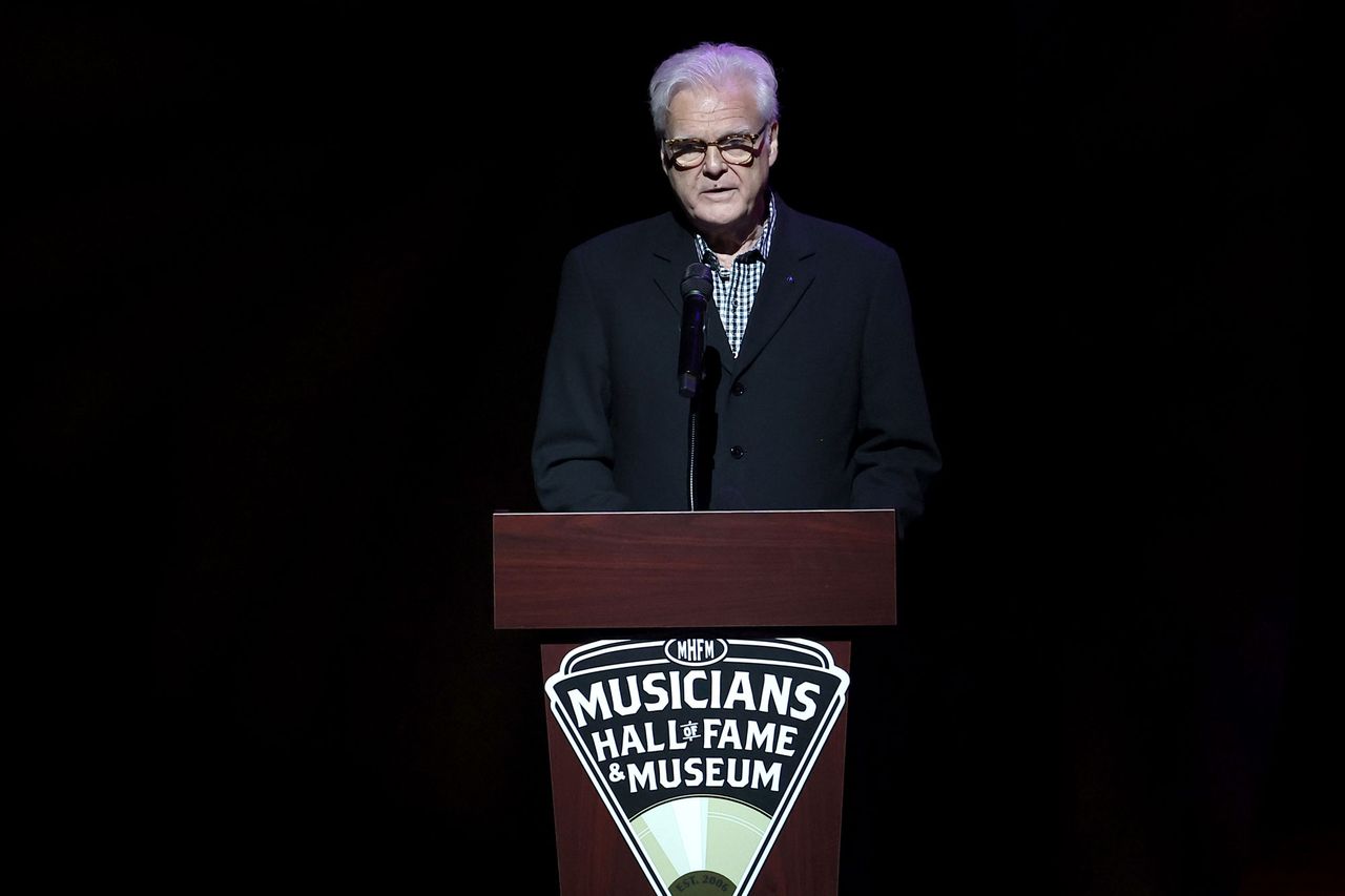 Ricky Skaggs at the Musicians Hall of Fame & Museum Concert and Induction Ceremony in Nashville on April 28, 2026Credit: Terry Wyatt/Getty