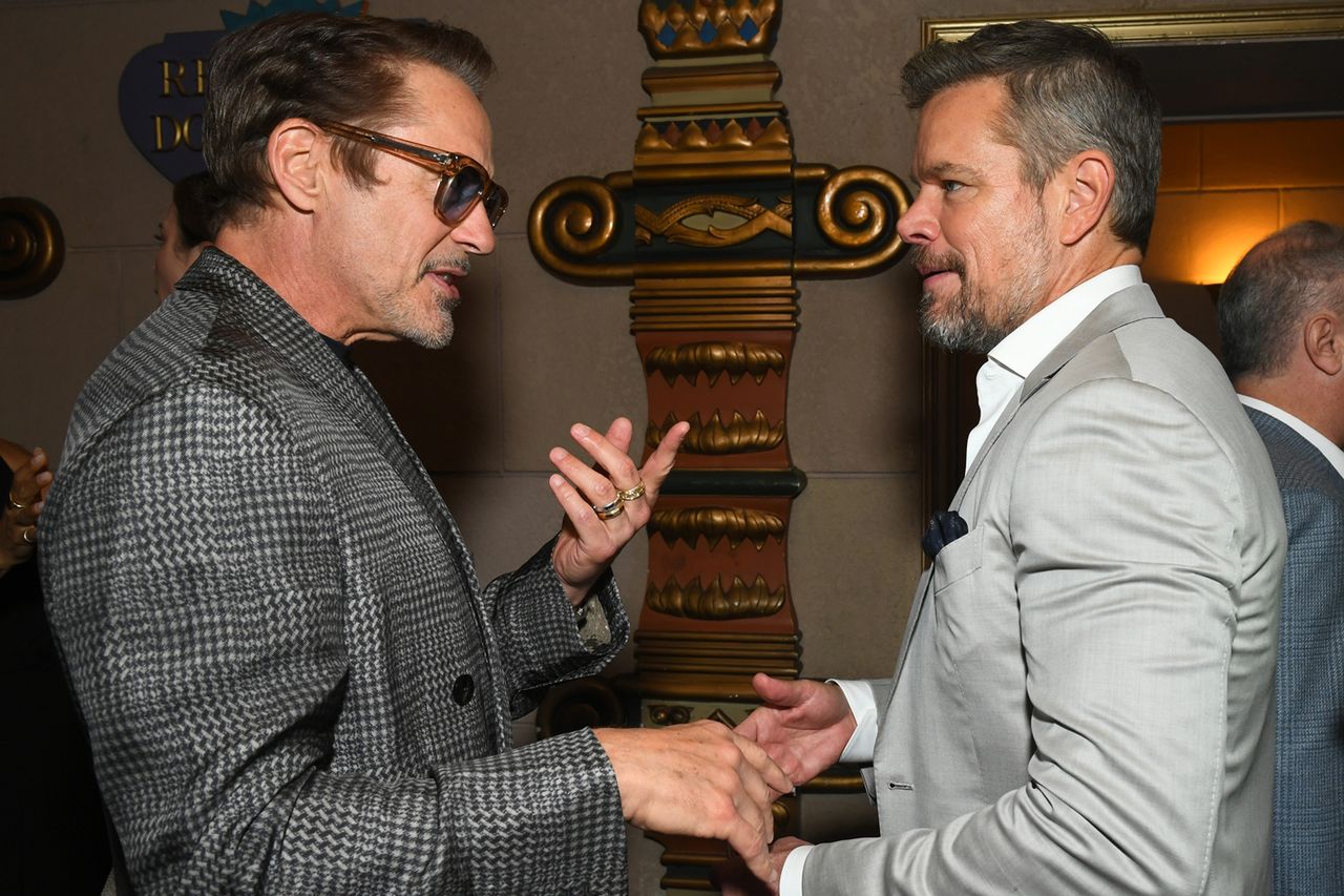 Robert Downey Jr. and Matt DamonCredit: Alberto E. Rodriguez/Getty