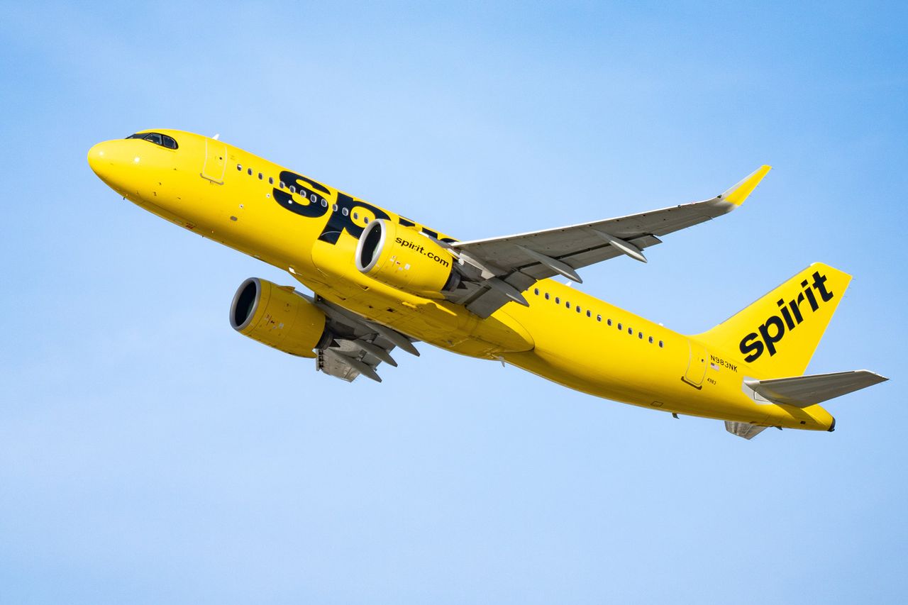 A Spirit Airlines aircraftCredit: AaronP/Bauer-Griffin/GC Images