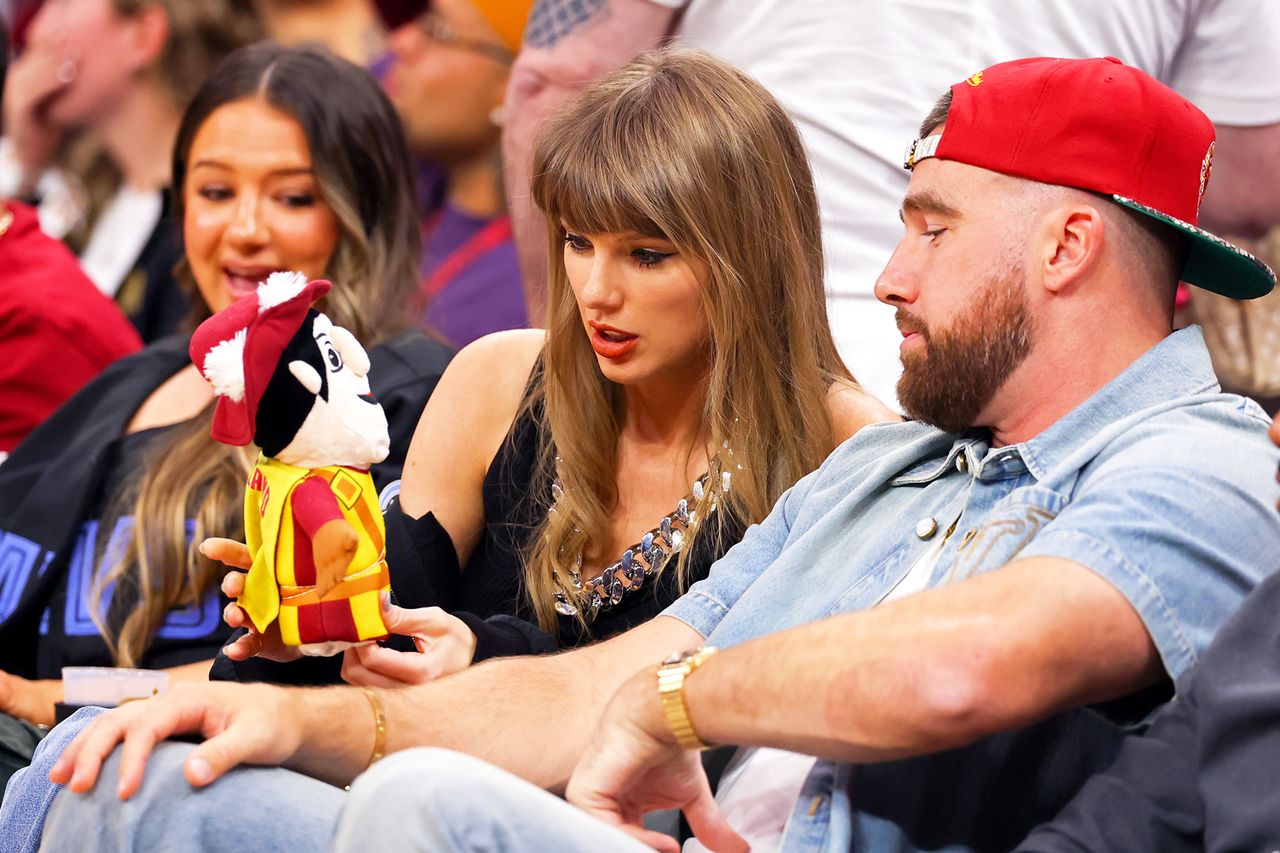 Taylor Swift and Travis Kelce.Credit: Gregory Shamus/Getty