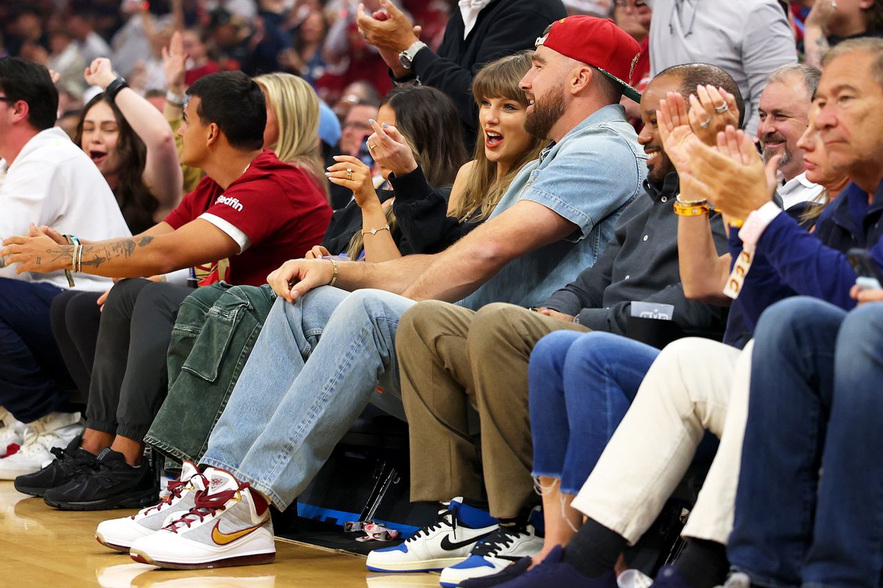 Taylor Swift and Travis Kelce.Credit: Gregory Shamus/Getty